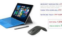 ¡Chollo! Microsoft Surface Pro 4 + funda con teclado + ratón sólo 799€