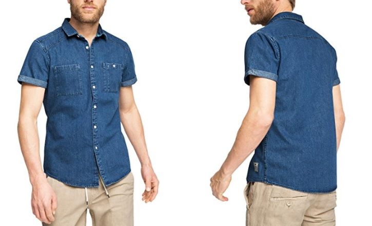 Camisa vaquera Esprit para hombre de manga corta sólo 15,53€ (antes 46€)