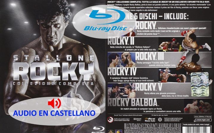 ¡Mínimo histórico! Saga completa Rocky en Blu-Ray (6 películas) sólo 14,99€