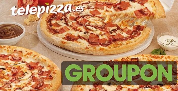 ¡SÓLO HOY! Pizzas medianas y familares en Telepizza desde sólo 4,21€