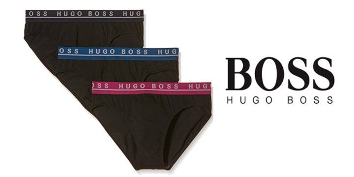 ¡Chollo! Pack 3 calzoncillos slip de Hugo Boss sólo 12,59€