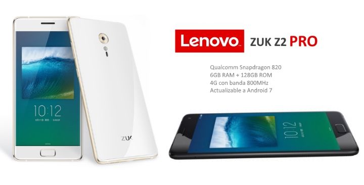 ¡Chollo! Lenovo Zuk Z2 PRO 128GB/6GB sólo 226,83€ (cupón descuento)