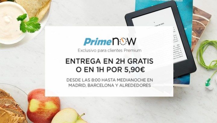 ¡Amazon Prime Now! Ahorra 10€ en tu primer pedido con este cupon