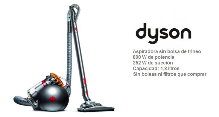 ¡Chollo! Aspiradora Dyson Big Ball Multifloor Plus por 319€ (antes 429€)