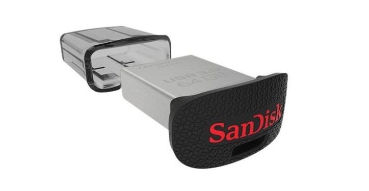 Memoria Flash 64GB SanDisk Ultra Fit USB 3.0 hasta 150MB/s por 12,95€