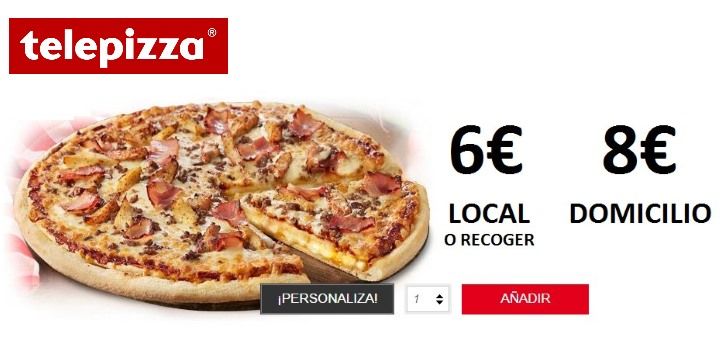 ¡Código descuento! Barbacoa Gourmet Telepizza sólo 6€ (acaba el domingo)