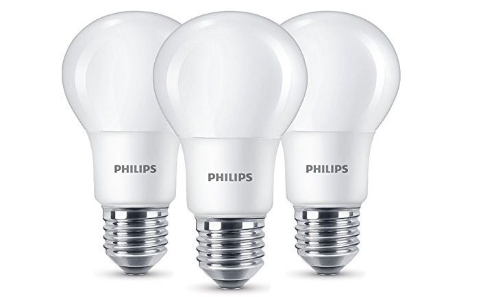 ¡Flash Prime! Pack de 3 bombillas LED Philips E27 blanco cálido por sólo 5,25€ (PVP 10,99€)