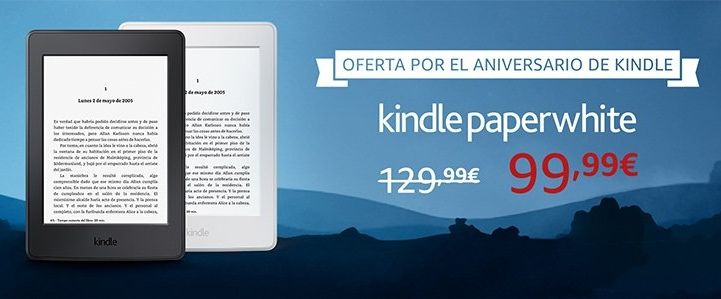 ¡Chollo! E-Reader Kindle Paperwhite (30€ de descuento)