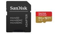 ¡Chollo! MicroSD SanDisk Extreme 64GB (Clase 10, U3, V30 y A1) sólo 24,99€