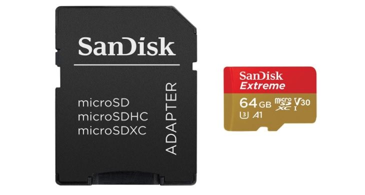 ¡Chollo! MicroSD SanDisk Extreme 64GB (Clase 10, U3, V30 y A1) sólo 24,99€