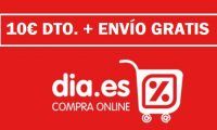 Ahorra 10€ en tu 1ª compra online en Supermercados Día hasta el domingo (envío gratis)