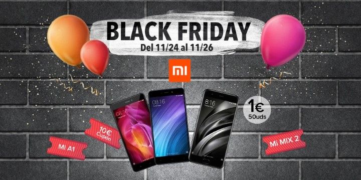 ¡Black Friday! 50 móviles a un 1€ y más sorpresas desde Xiaomi España