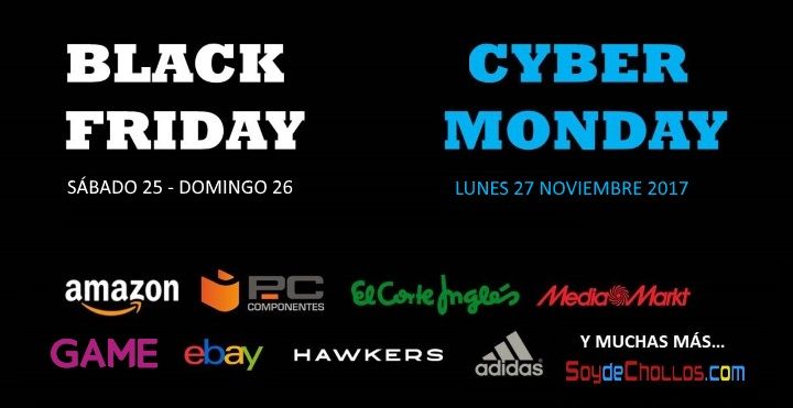 Tiendas que continúan con ofertas hasta el lunes (Cyber Monday 2017)