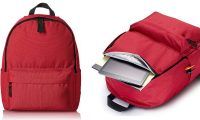 ¡Chollo! Mochila escolar AmazonBasics en color rojo sólo 9,99€