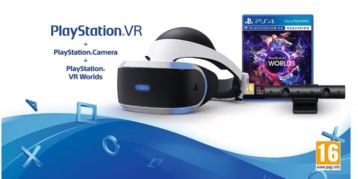 ¡Chollo! Pack PlayStation VR + Cámara + VR Worlds sólo 279€