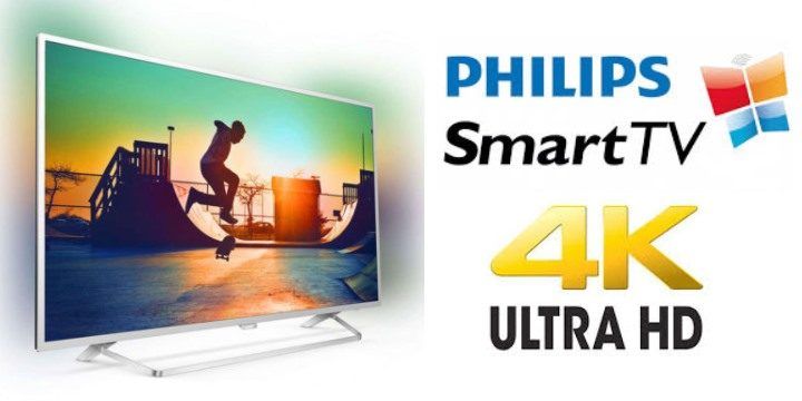 ¡Chollo! Smart TV Philips 49PUS6412 de 49" Ultra HD 4K sólo 449,10€