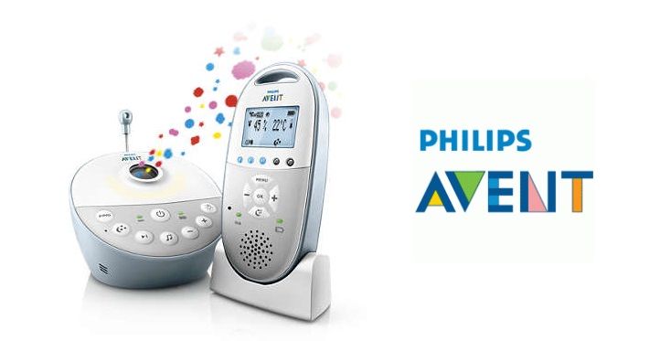 Vigilabebés Philips Avent con proyector, música y luz sólo 85,82€ (-48%)