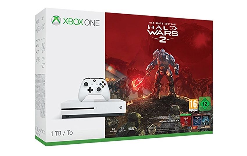 ¡Chollo! Xbox One S 1TB + Halo Wars 2 sólo 219,99€ (en tiendas 299€)