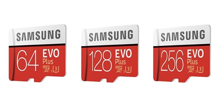 Tarjetas Micro SD Samsung Evo Plus de 64GB, 128GB o 256GB muy baratas