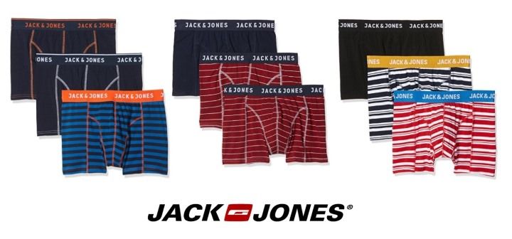 ¡Chollo! Pack 3 bóxer Jack & Jones por 8,69€ y 12,50€ (varios modelos)