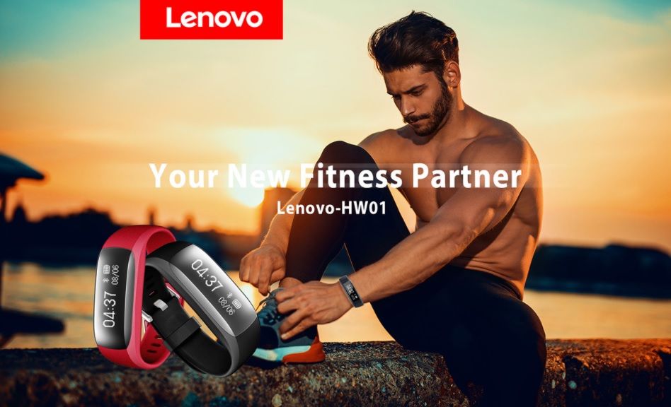 Pulsera de actividad Lenovo HW01 sólo 14€ en el 4º aniversario de Gearbest