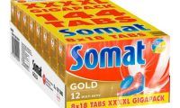 Pack 144 pastillas Somat Oro para lavavajillas por 18,59€ (0,13€ / lavado)