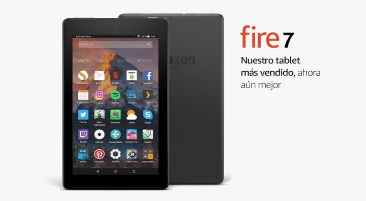 ¡Chollo Prime! Tablet Fire 7" 16GB sólo 49,99€ (PVP 69,99€)