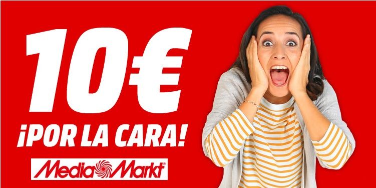 ¡Chollo! Cupón 10 euros en Media Markt para compras superiores a 100€