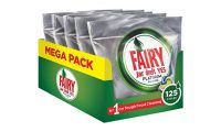 ¡Sólo hoy! 125 cápsulas lavavajillas Fairy Platinum All in One limón sólo 18,99€