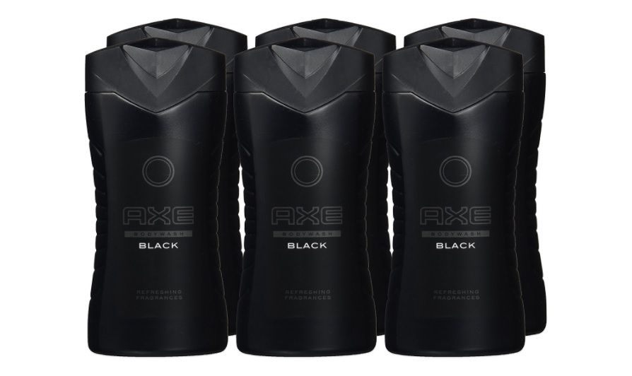 ¡Exclusivo Prime! 6 botes de 250 ml de gel ducha AXE Black sólo 8,25€
