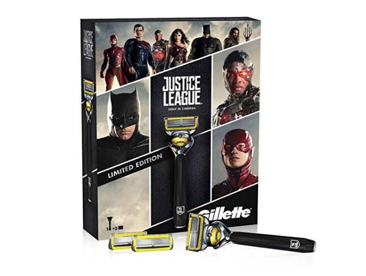 Set maquinilla + 2 recambios Gillette Fusion Justice League sólo 9,49€