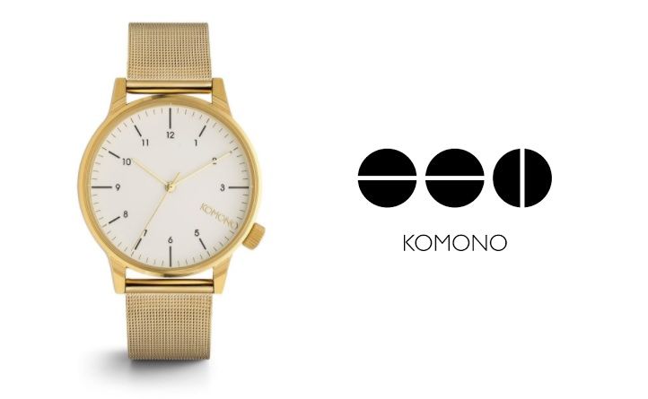 Reloj Komono Winston Royale Unisex color oro/blanco sólo 27,90€ (69% dto)