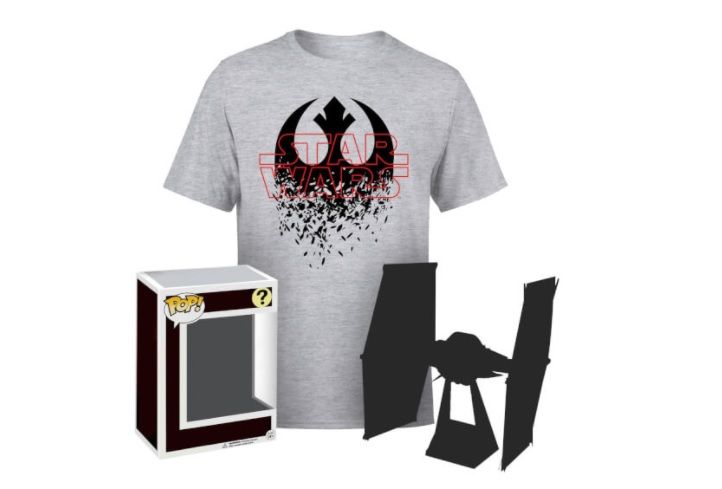 ¡Pack Star Wars Misterioso! Camiseta oficial + Funko Pop + regalo sólo 17,99€