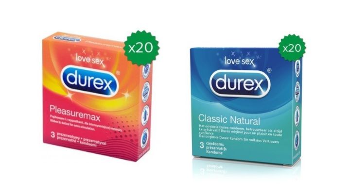 Pack 20x3 Preservativos Durex sólo 23,99€ con envío gratis y confidencial