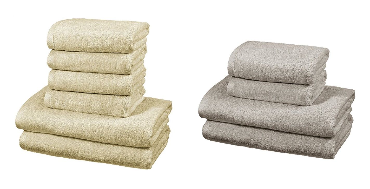 Juego de toallas AmazonBasics de secado rápido desde sólo 15€