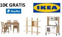 10 euros gratis en IKEA pagando con PayPal en pedidos de 50€ o más