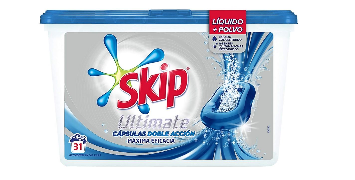 ¡Chollazo! Detergente en cápsulas Skip Ultimate por sólo 5,80€ (antes 10,50€)