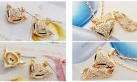 ¡Chollazo! Collar y pendientes chapado en Oro con Zirconia por sólo 10,38€ con este cupón