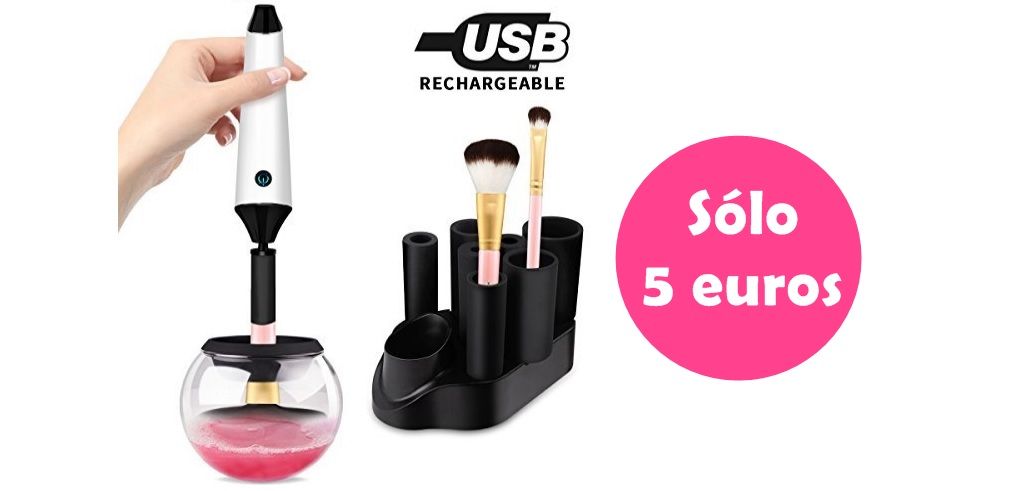 ¡Super descuento! Limpiador de brochas de maquillaje por sólo 5€ con este cupón ¡Ahorro de 29,99€!