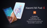 Tablet Xiaomi Mi Pad 4 64/4GB WiFI desde España