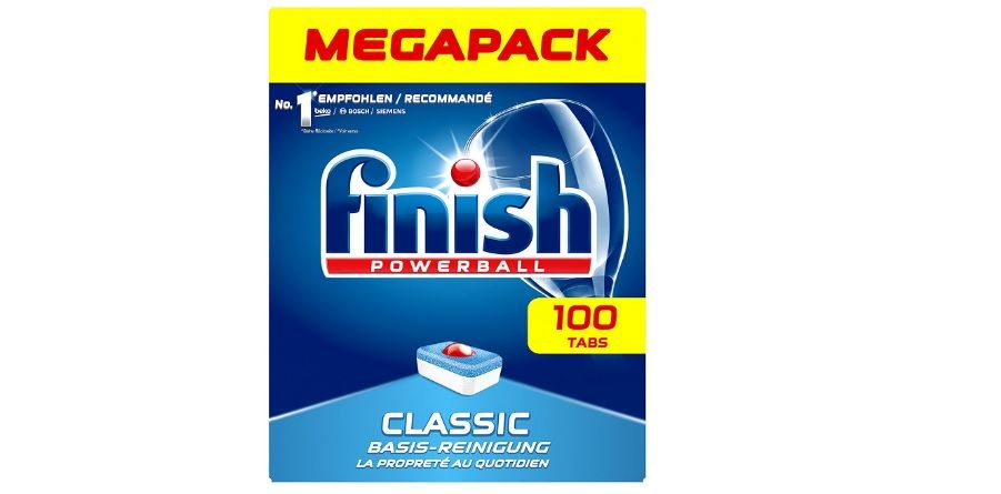 ¡Chollo Prime! Pack de 100 pastillas de Finish Classic por sólo 9,18€
