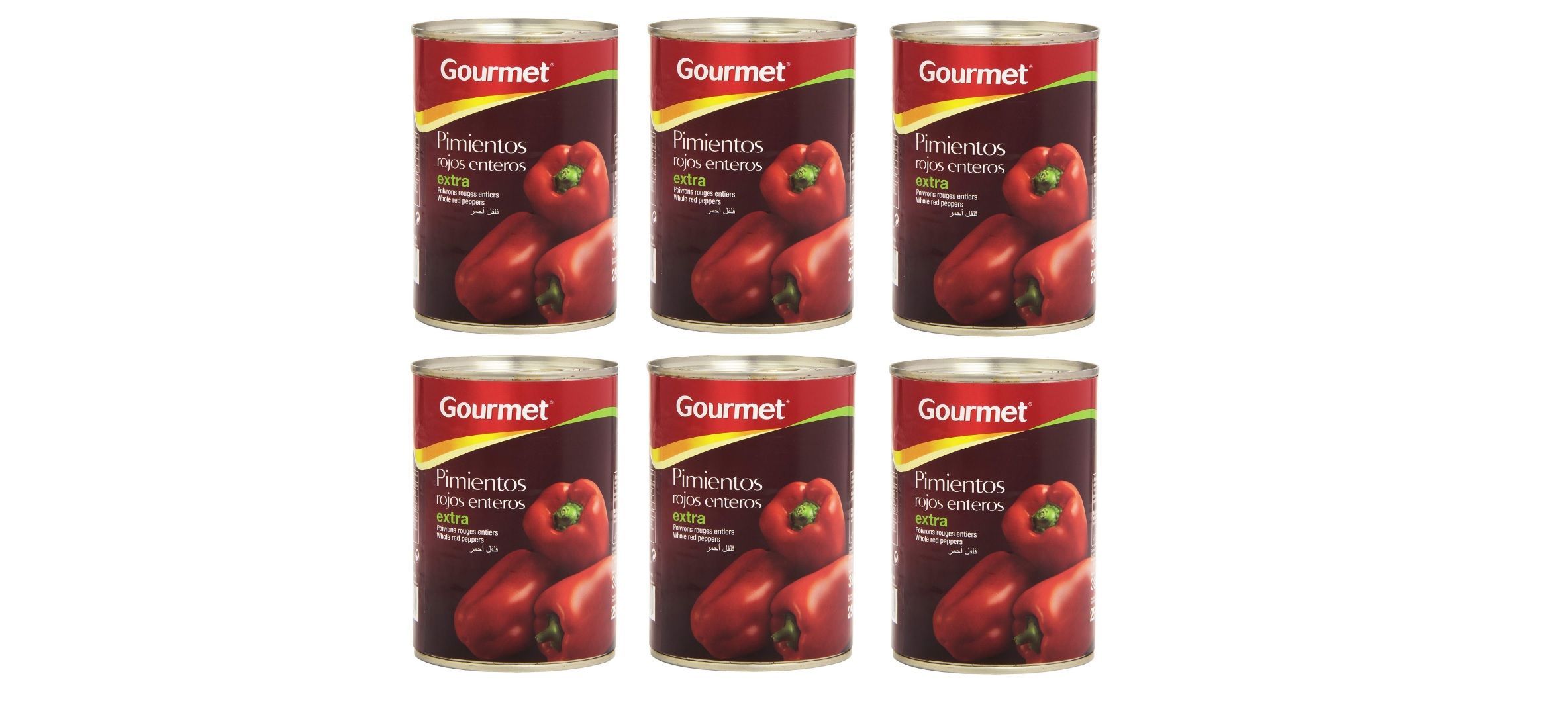 ¡Chollo! Pack de 6 latas de pimientos rojos Gourmet por sólo 7,15€ (1,19€ la unidad)