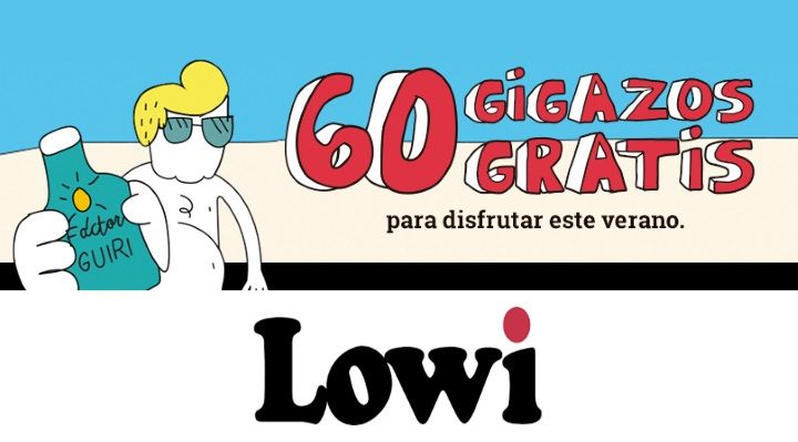 ¡Chollazo! 60GB gratis en Lowi para clientes nuevos y existentes para disfrutar este verano