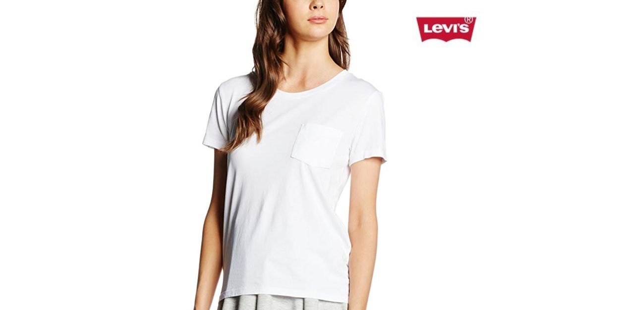 ¡Chollazo! Camiseta mujer Levi's The Perfect Pocket tee por sólo 12,50€ (antes 24,95€)