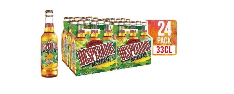 ¡Chollo! Pack de 24 Cervezas Desperados Mojito por sólo 20,84€ (antes 30,95€)