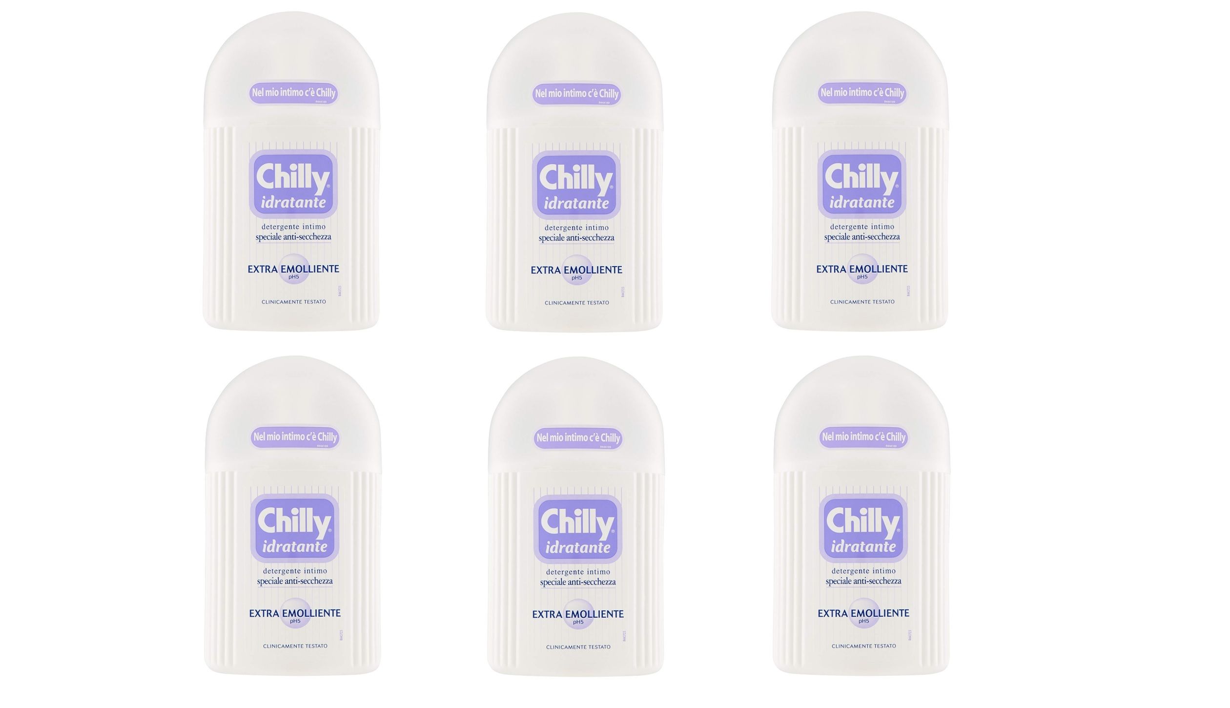 ¡Chollo! Pack de 6 botes de jabón intimo Chilly por sólo 15,12€ (La unidad 2,52€)