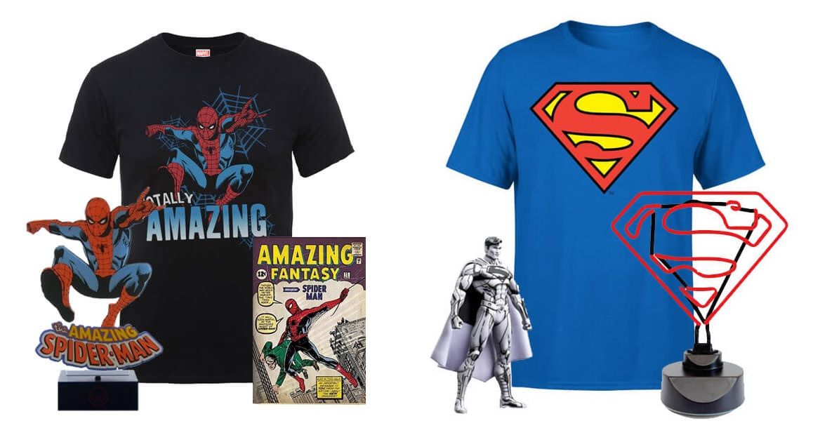 Interesantes packs de Spiderman y Superman desde 22,99€ en Zavvi