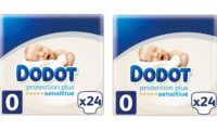 ¡Chollo! Pack 48 unidades Dodot Protection Plus Sensitive Pañales Talla 0 por sólo 6,88€
