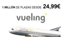 1 millón de plazas desde 24,99€ en Vueling para volar a partir del 30 de julio