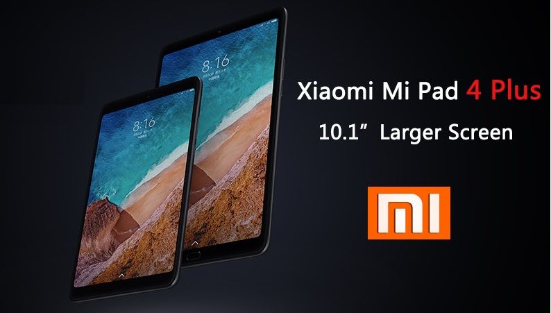 Tablet de 10,1" Xiaomi Mi Pad 4 Plus 4G LTE 64GB/4GB por sólo 309€